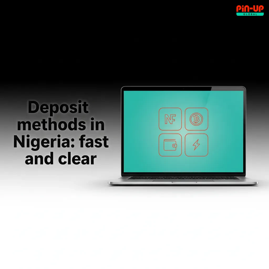 Illustration of Nigerian NGN deposit methods: bank card, transfer, USSD, e-wallet, with OTP confirmation.