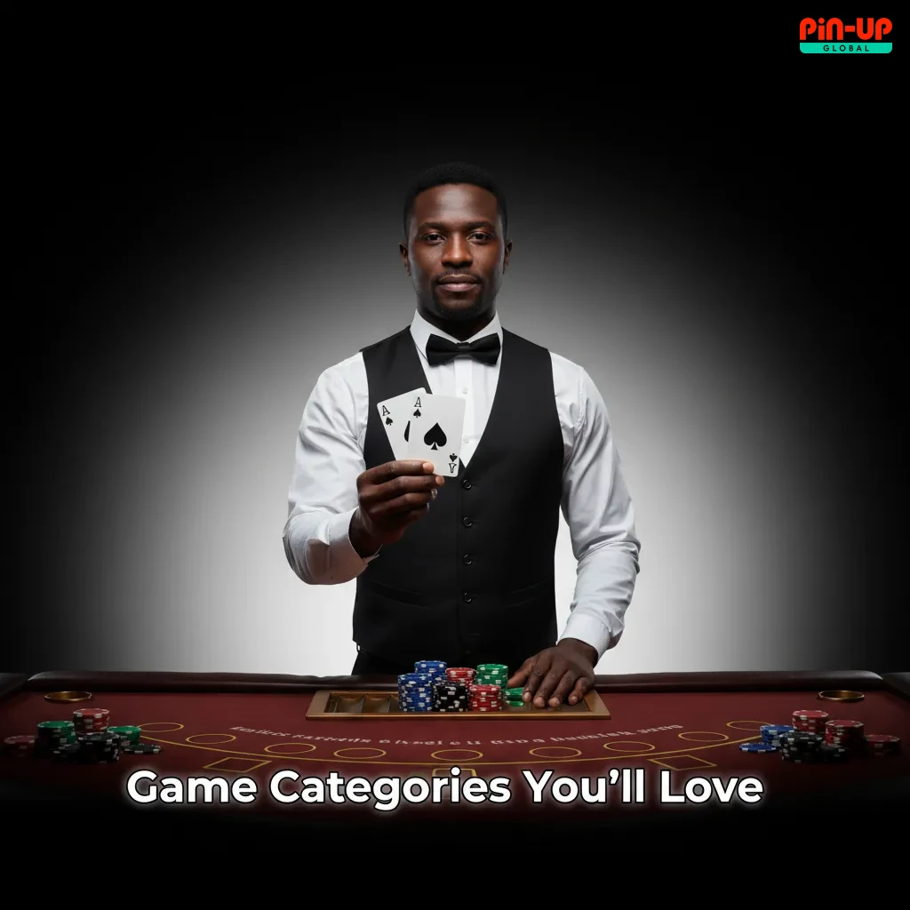 Grid of casino game categories for Nigerian players: Slots, Crash, Table Games, Instant Win, Jackpots, and Video Poker.