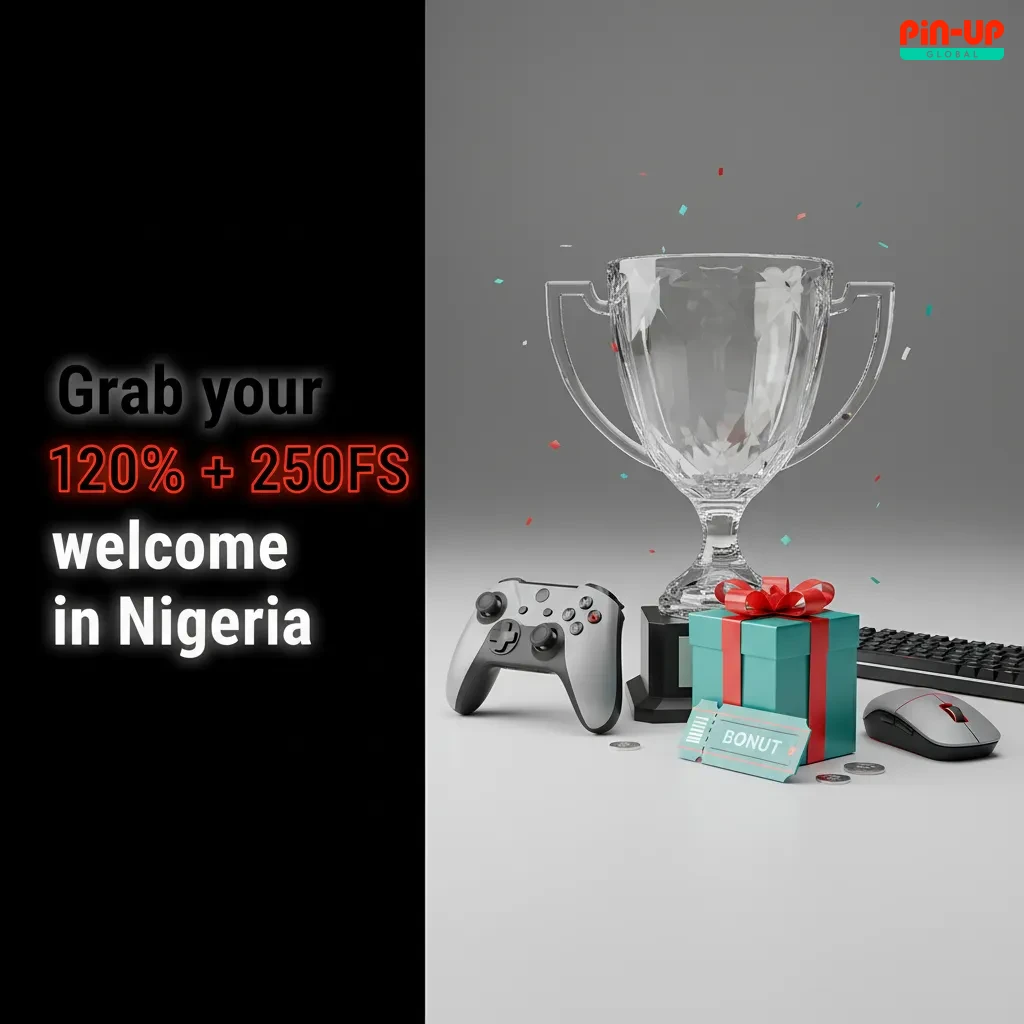 Pin-Up Nigeria welcome offer: 120% bonus + 250 Free Spins up to ₦9,000,000 for CS2 bets. Terms apply.