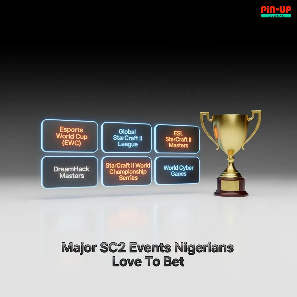 Major StarCraft II events Nigerians bet on: EWC, GSL, ESL, IEM Katowice, TSL, DreamHack, HomeStory Cup, WTL; WAT schedule.