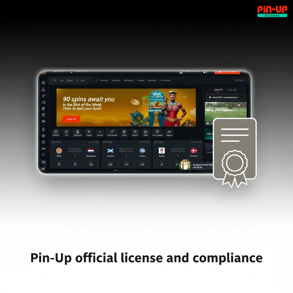 Pin-Up official licence; 2016 remote gaming licence; Nigeria access per regulations; review local Terms before betting.