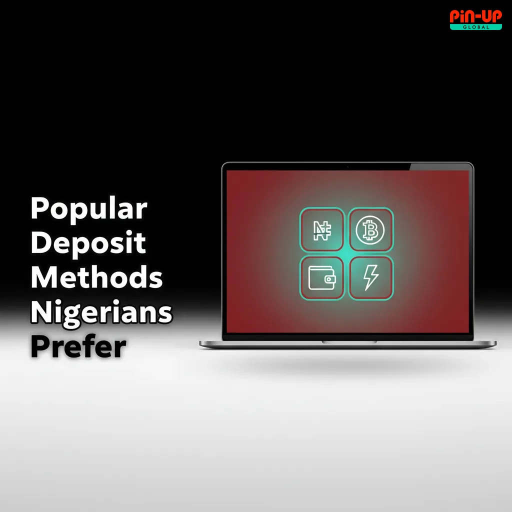 Graphic of popular Nigerian deposit methods: VISA/Mastercard, Verve, NIP transfer, OPAY, PalmPay, USDT (TRC20).