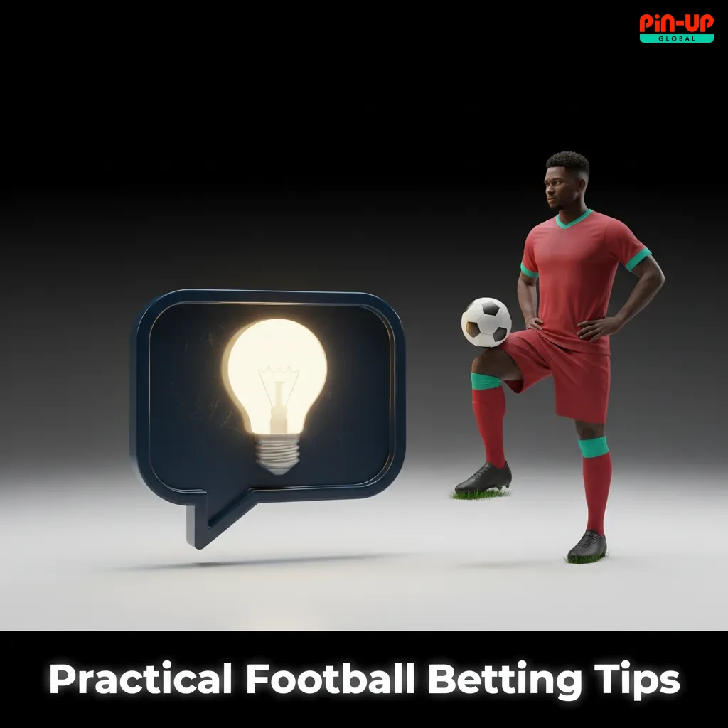 Infographic: Practical Football Betting Tips - form, team news, tactics, context, schedule, markets, timing, bankroll.