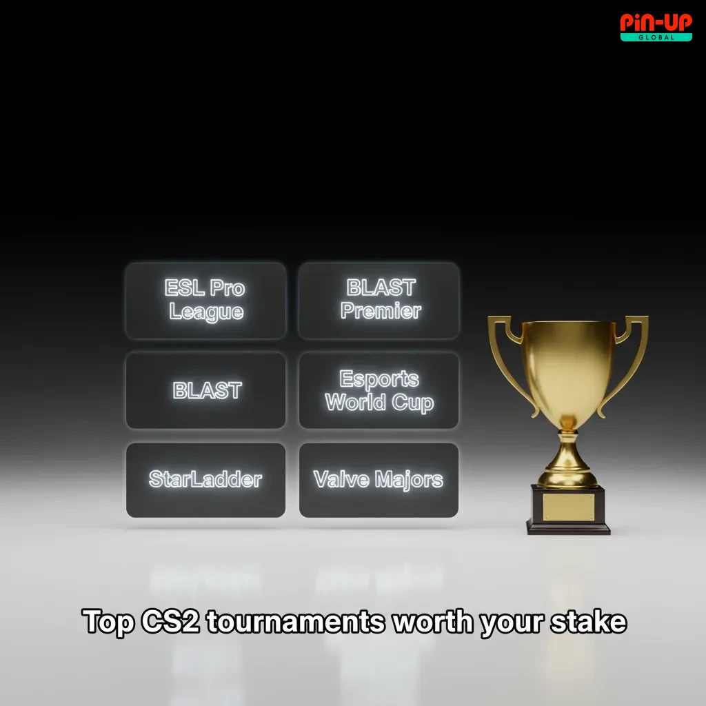 Collage of top CS2 tournament logos—Majors, ESL, BLAST, IEM, EWC—overlaid with odds, live lines, and a betting calendar.