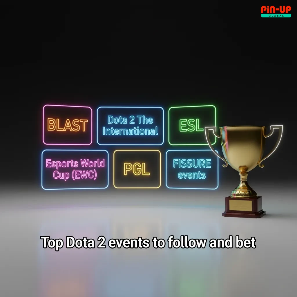 Top Dota 2 events to follow and bet: TI, BLAST, ESL, EWC, PGL, FISSURE; track groups and playoffs.