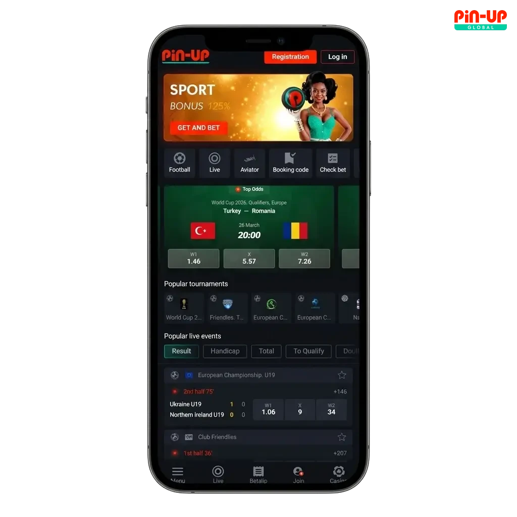 Pin-Up app for Android and iOS offering Nigerian players up to NGN 8,000,000 welcome bonus with free spins