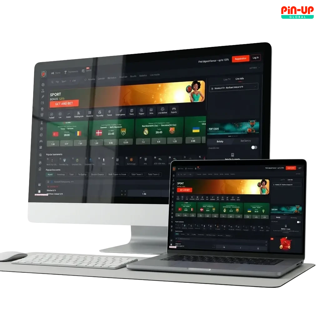 Nigerian player betting on Pin-Up platform with sports and casino games available 24/7 on mobile or desktop