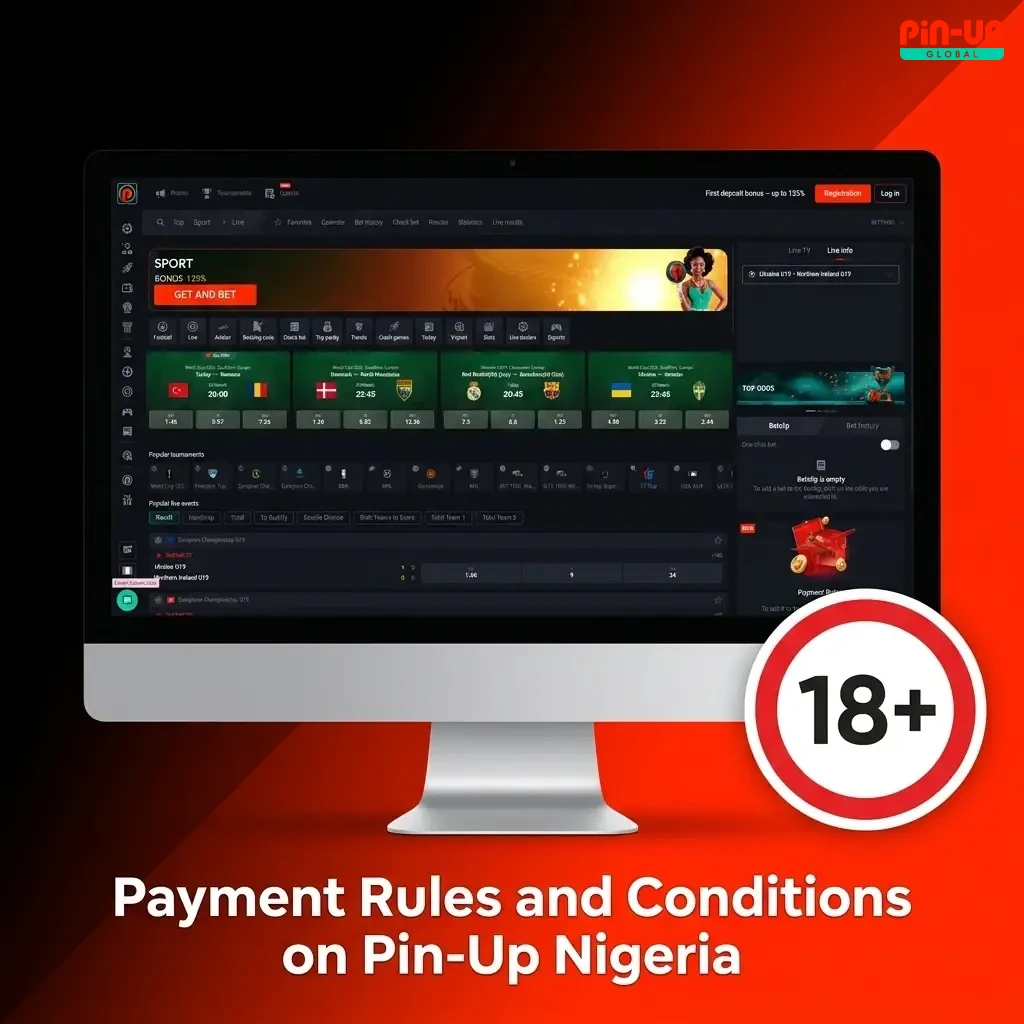 Pin-Up Nigeria payment rules covering verification, withdrawal methods, bonus wagering, and NGN transaction limits