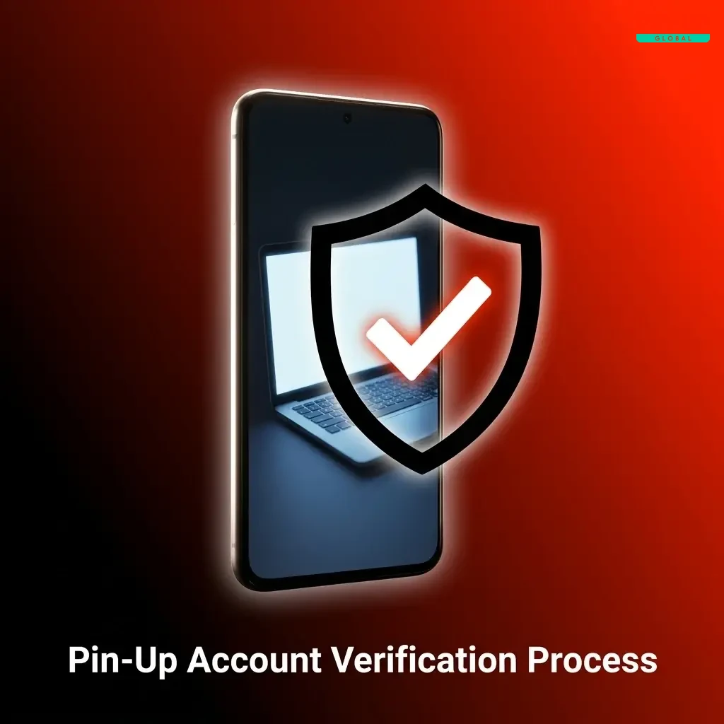Pin-Up account verification process showing steps to submit ID and proof of address for Nigerian players