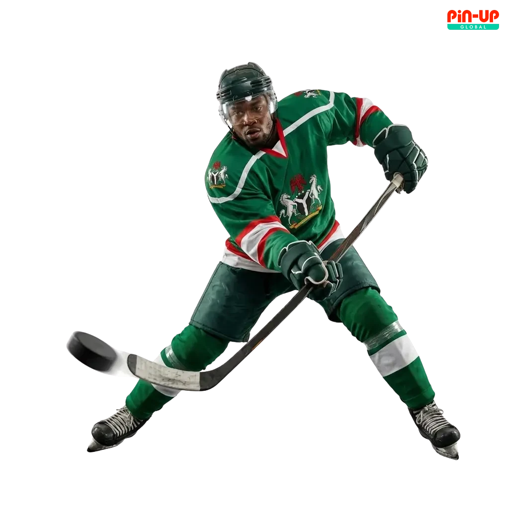 Pin-Up ice hockey betting online in Nigeria with live markets, competitive odds, and welcome bonus for new users