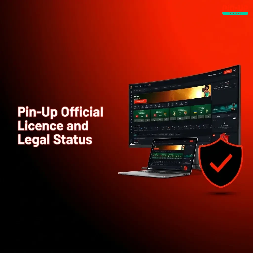 Pin-Up Curaçao eGaming Licence No. 8048/JAZ authorising legal online sports betting and casino for Nigerian players