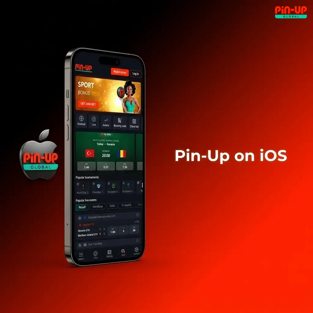 Pin-Up iOS app download and installation steps on iPhone and iPad via the App Store