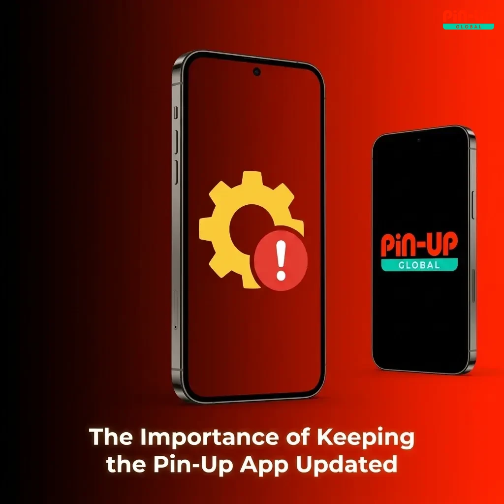 Pin-Up app update on Android device showing latest version for Nigerian players ensuring secure betting experience