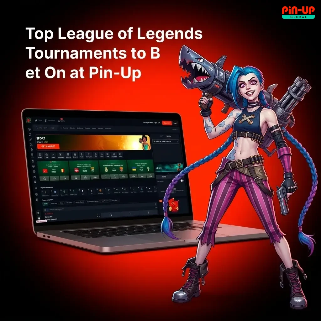 Top League of Legends tournaments to bet on at Pin-Up including Worlds, MSI, LCK, LPL, and LEC events