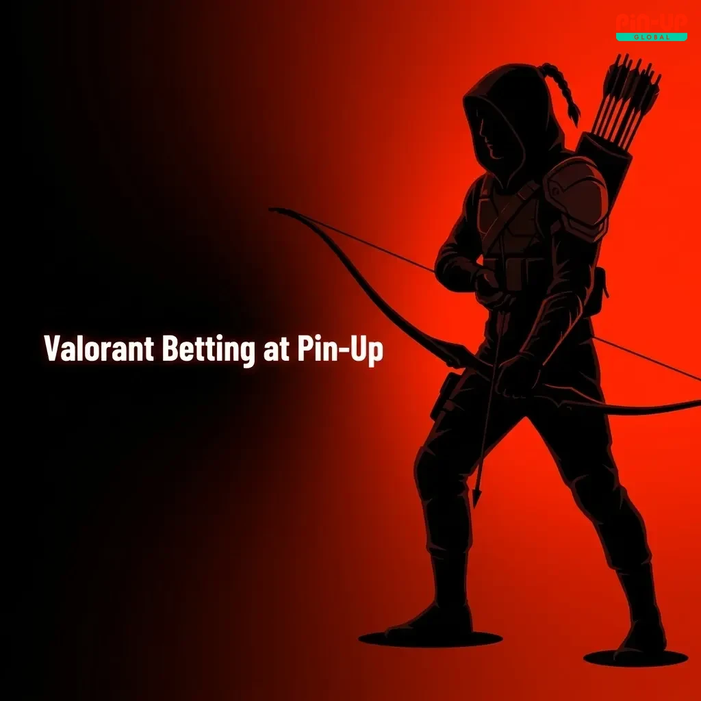 Valorant betting at Pin-Up featuring VCT tournaments with match winner, map winner, and handicap markets