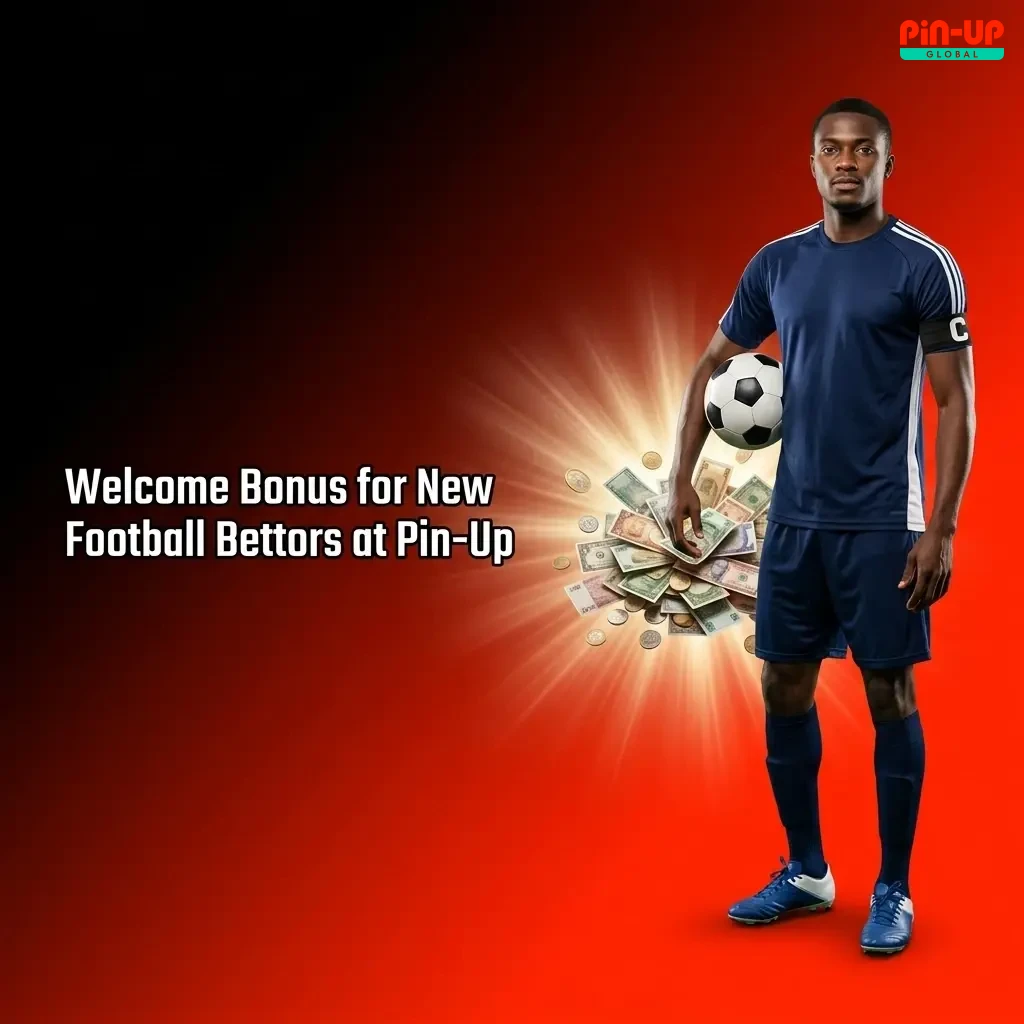 Pin-Up welcome bonus for new football bettors in Nigeria using promo code PBONG35 for up to ₦8,000,000