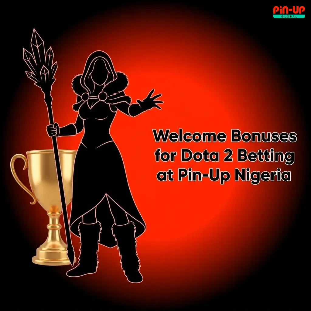 Pin-Up Nigeria welcome bonus for Dota 2 betting with promo code PBONG35 offering 125% up to NGN 8,000,000