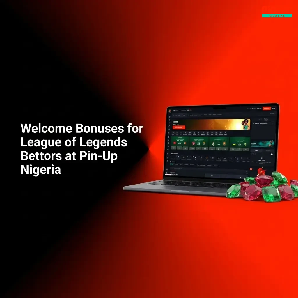 Pin-Up Nigeria welcome bonus for League of Legends bettors with promo code PBONG35 offering up to ₦8,000,000