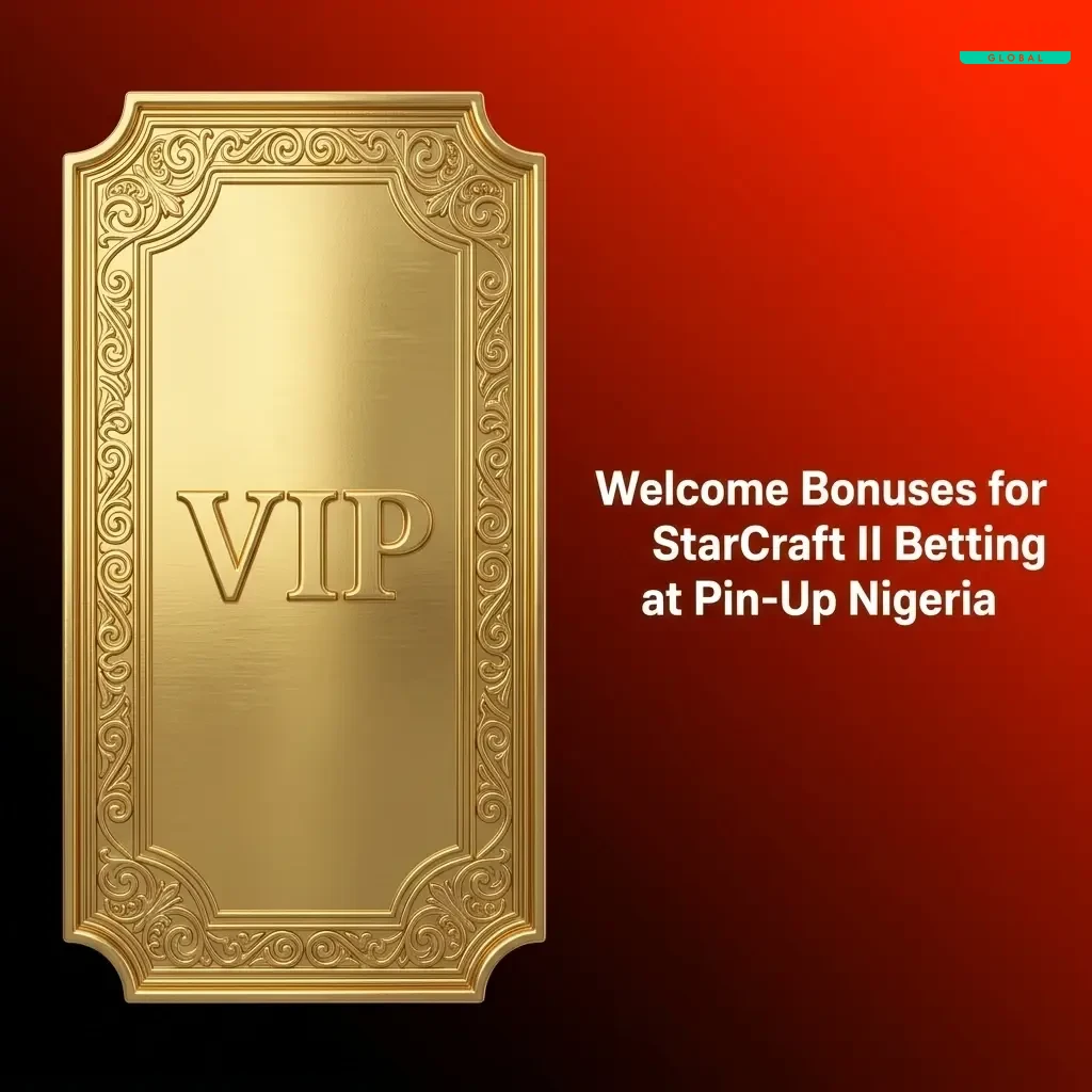 Pin-Up Nigeria welcome bonus for StarCraft II betting with promo code PBONG35 offering up to ₦8,000,000