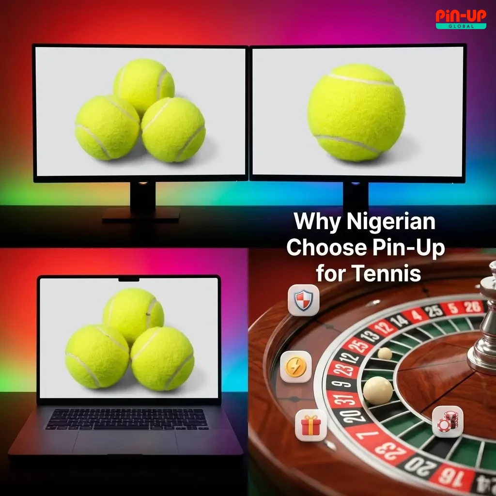 Nigerian bettors placing tennis bets on Pin-Up sportsbook with ATP, WTA live odds and NGN transactions